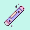 Icon Spirit Level. related to Carpentry symbol. MBE style. simple design editable. simple illustration