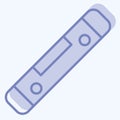 Icon Spirit Level. related to Carpentry symbol. two tone style. simple design editable. simple illustration