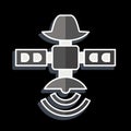 Icon Spy Satellite. related to Satellite symbol. glossy style. simple design editable. simple illustration Royalty Free Stock Photo