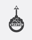 Icon of startup logo.