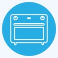 Icon Stove - Blue Eyes Style - Simple illustration,Editable stroke