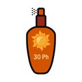 Icon Of Sun Protection Spray