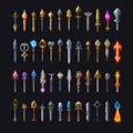 icon sword weapon game ai generated