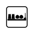 Icon symbol City Silhouette