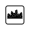 Icon symbol City Silhouette