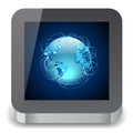 Icon for tablet computer Royalty Free Stock Photo