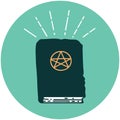 icon of tattoo style spellbook