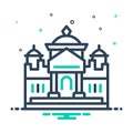 Mix icon for Temple, shrine and holy