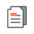 Icon for Text Documents Royalty Free Stock Photo