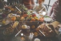 Icon Thanksgiving Family Dinner Feast Royalty Free Stock Photo