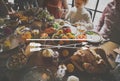 Icon Thanksgiving Family Dinner Feast Royalty Free Stock Photo