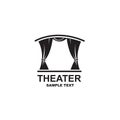 Theatrical scene icon