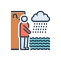 Color illustration icon for Because, therefore and since