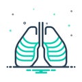 mix icon for Thorax, ribcage and pain