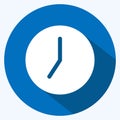Icon Timelapse. suitable for Photo Editing symbol. long shadow style. simple design editable. design template vector. simple