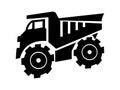 Icon of tipper vector image