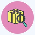 Icon Tracking. suitable for digital web symbol. color mate style. simple design editable. design template vector. simple symbol