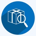 Icon Tracking. suitable for digital web symbol. long shadow style. simple design editable. design template vector. simple symbol