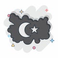 Icon Turkey Map. related to Turkey symbol. comic style. simple design editable. simple illustration