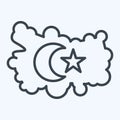 Icon Turkey Map. related to Turkey symbol. line style. simple design editable. simple illustration Royalty Free Stock Photo