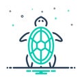 Mix icon for Turtle, amphibious and animal