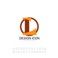 Icon typography font symbo sign graphic design element