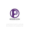 Icon typography font symbo sign graphic design element Royalty Free Stock Photo