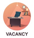 Icon vacancy office