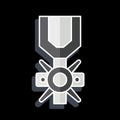 Icon Valor Medal. related to Military symbol. glossy style. simple design editable. simple illustration