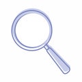 Icon Vector of Magnifier - Blue Twins Style