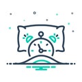 Mix icon for Wake, arouse and pillow