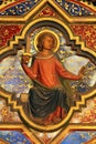 Icon on the wall of lower level of royal palatine chapel, Sainte-Chapelle, Paris