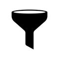 icon water funnel vector