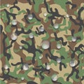 Icon of waterproof camouflage fabric. Royalty Free Stock Photo