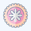 Icon Wheel. related to Car ,Automotive symbol. doodle style. simple design editable. simple illustration