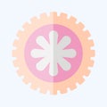 Icon Wheel. related to Car ,Automotive symbol. flat style. simple design editable. simple illustration