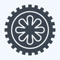 Icon Wheel. related to Car ,Automotive symbol. glyph style. simple design editable. simple illustration