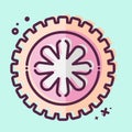 Icon Wheel. related to Car ,Automotive symbol. MBE style. simple design editable. simple illustration