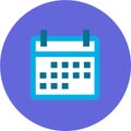 Calendar icon for Android, IOS Applications and web applications