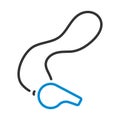 Icon Of Whistle On Lace