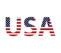 Icon word united states of america