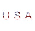 Icon word united states of america