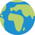 Icon of world globe