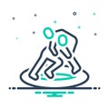 Mix icon for Wrestling, fighting and sports