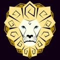 Icon of a yellow lion