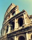 The iconic ancient Colosseum of Rome