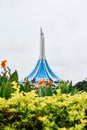 Kuching: Iconic architecture with blue pointed roofs