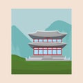 Iconic asian palace design