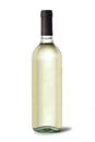 Bordolese pinot - bottle of wine isolated on white background