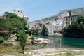 Iconic bridge over Neretva river in Mostar 2
